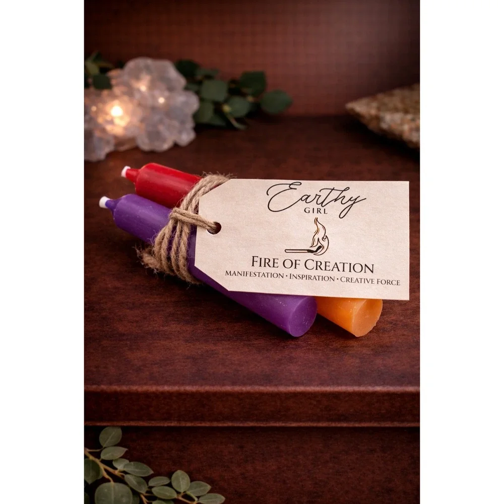 Earthy Girl orange purple